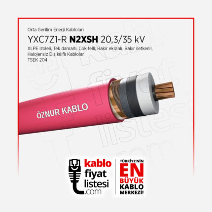 3x50/16 mm 2XSEYFGbY (YXC8VZ3V-R) Öznur Kablo