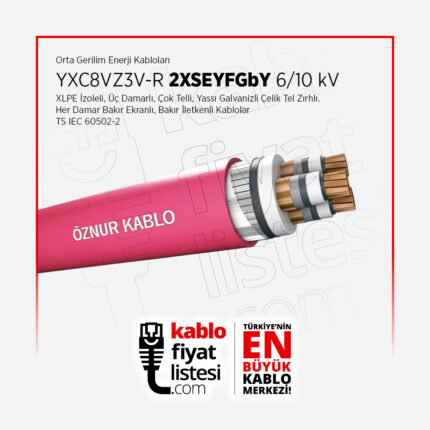 3x50/16 mm 2XSEYFGbY (YXC8VZ3V-R) Öznur Kablo