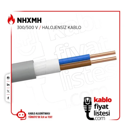 5x16 mm² NHXMH 300/500 V Halojensiz Kablo - Hes Kablo