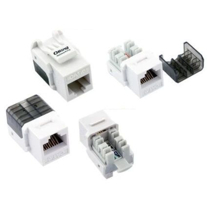 ORing Networking KJC6UR Cat6 UTP Keystone Jack - Right Angle (90° / UL94V-0)