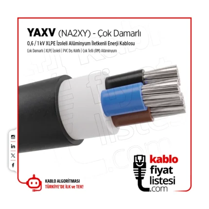 4x16 mm YAXV (NA2XY) 0,6/1kV Öznur Kablo