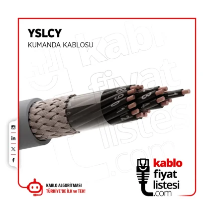 4x4 mm² YSLCY Kumanda Kablosu - Erse Kablo